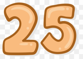 Png Images Transparent Background - Number 25 Transparent,25 Png