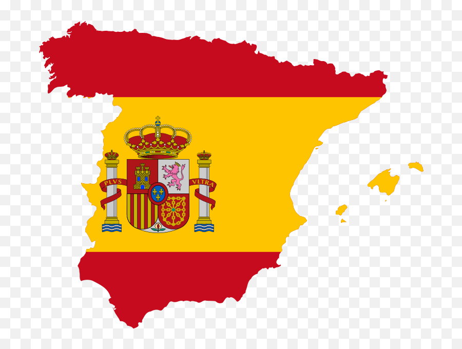 Spanish Flag Png Picture - Flag Map Of Spain,Spanish Png