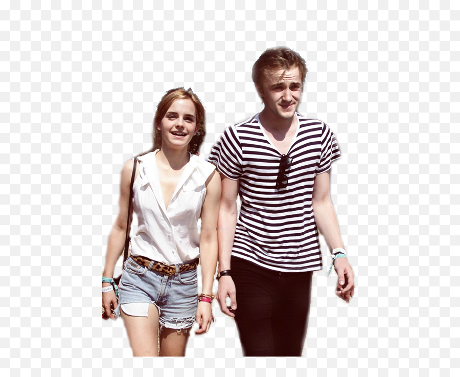 Download Hd Emma Watson Tom Felton And Harry Potter Image - Relationship Tom Felton Emma Watson Png,Emma Watson Png