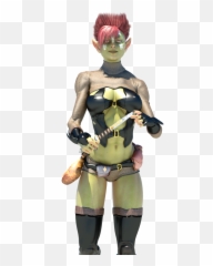 Her Mystery - Dnd Female Orc Rogue Png,Orc Png