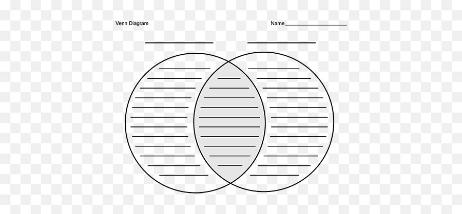 Venn Diagram With Lines Free Png