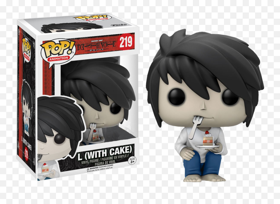 Death Note - Death Note L With Cake Funko Pop Png,L Logo Death Note