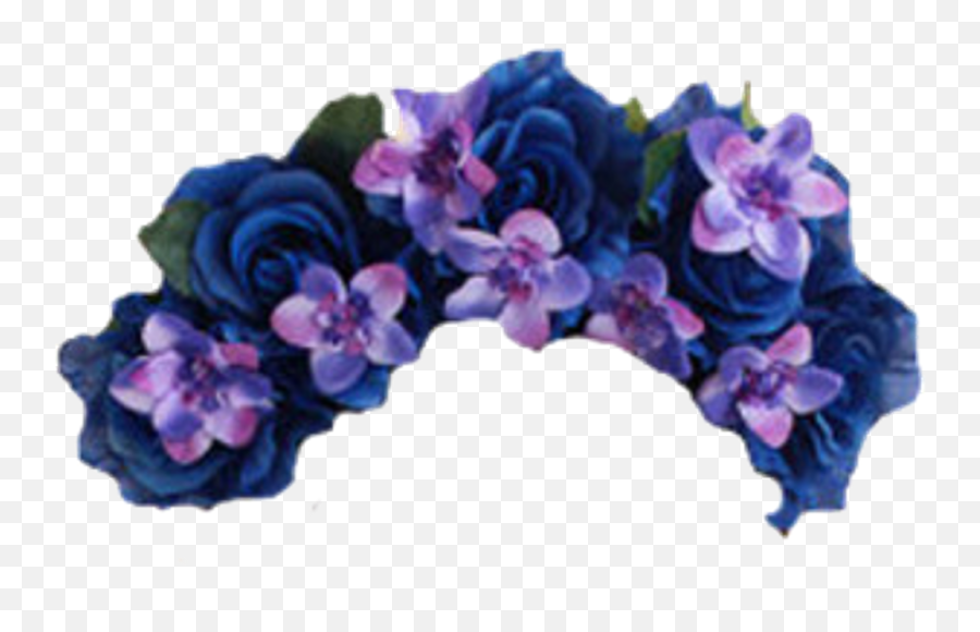 Flowers Flower Floral Crowns Crown - Blue Flower Crown Png,Flower Crown Transparent