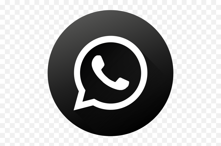 Black White Circle High Quality Long - Icono Del Whatsapp Png,White Circle Png