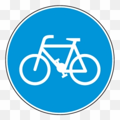 Bicycle Notice Road Sign Sticker - Verkehrszeichen 237 Png,Highway Sign Png