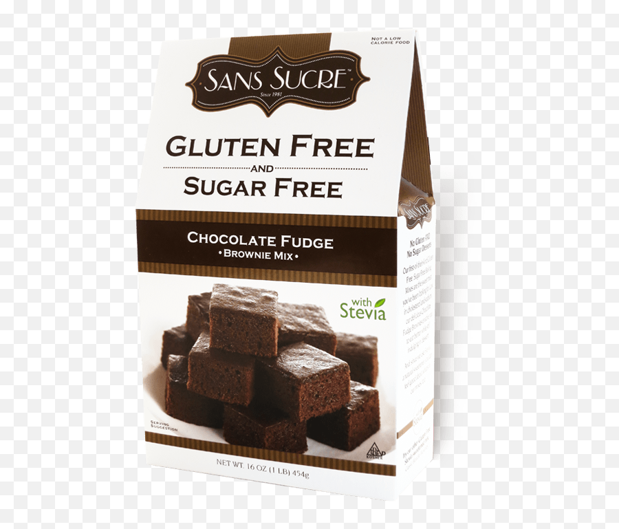 Sans Sucre Gluten - Free And Sugarfree Baking Mixes Sugar Sans Sucre Brownie Mix Png,Fudge Png