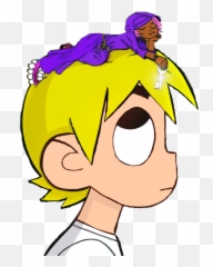 Largest Collection Of Free - Toedit Stickers On Picsart Lil Uzi Vert Cartoon Brown Hair Png,Lil Uzi Vert Png