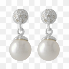 Pearl Free Png Transparent Image - Earrings Background