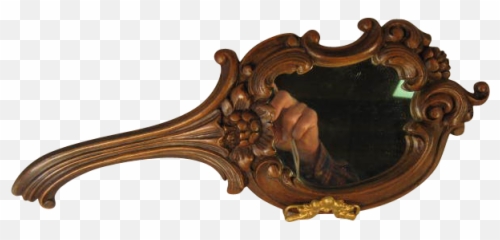Black Forest Hand Mirror - Coffee Table Png,Hand Mirror Png