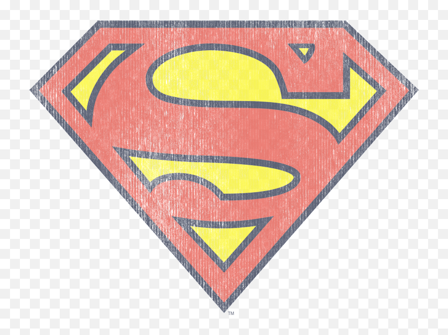 Dc Comics Retro Superman Logo Distressed Youth T - Shirt Ages 812 Blue Superman Logo Png,Superman Logo