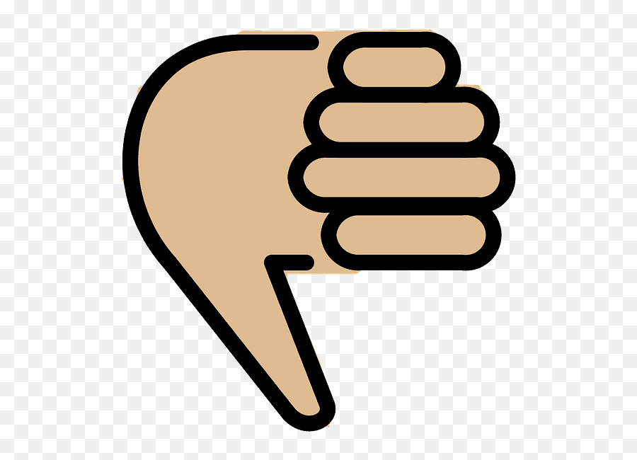 Thumbs Down Emoji Clipart - Pouce Vers Le Bas Png,Thumbs Down Transparent
