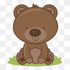 Transparent Background Cute Dog Clipart - Bear Woodland Animal Clipart Png,Bear Clipart Png