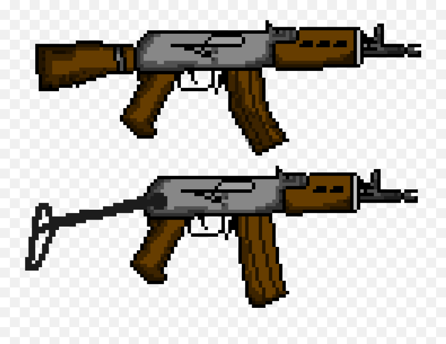 Ak 47 - Ak Fold Assault Rifle Clipart Full Size Clipart Png,Ak 47 Png