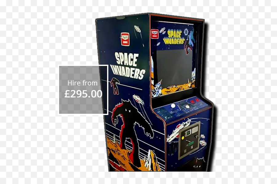 Arcade Machine Hire Games Amh Uk - Space Invaders Arcade Machine Blueprint Png,Arcade Machine Png