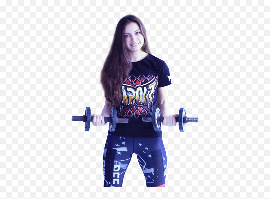 Fitness Woman Lifting Dumbbells - Beautiful Girls Work Out Png,Dumbbells Png