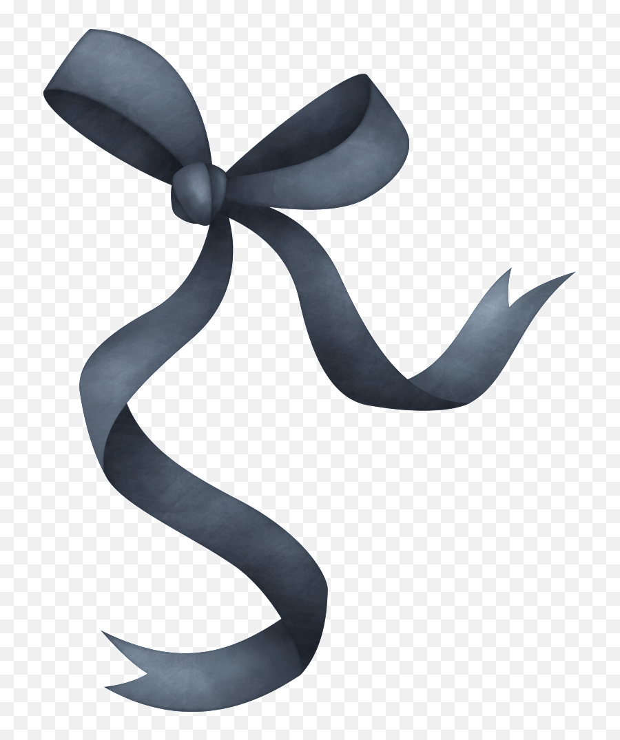 Download Black Cute Gift Bow Transparent - Ribbon Png Image Transparent Background Black Gift Bow,Ribbon Png