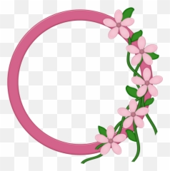 Floral Round Frame Png Picture U2013 Free Images Vector Psd