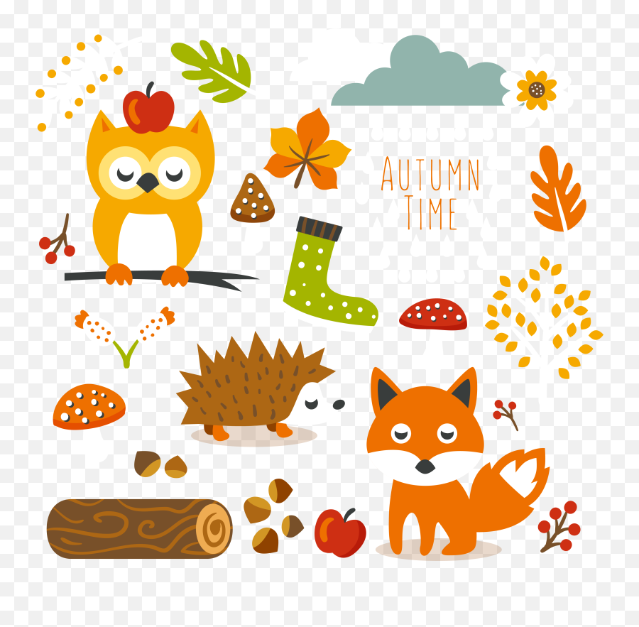 Pin - Transparent Cute Autumn Clipart Png,Thanksgiving Banner Png