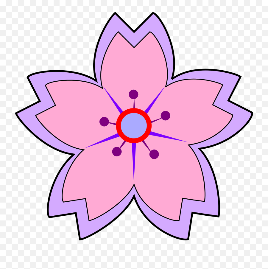Lily Pad Flower Clipart - Sakura Flower Drawing Easy Png,Lily Pad Png