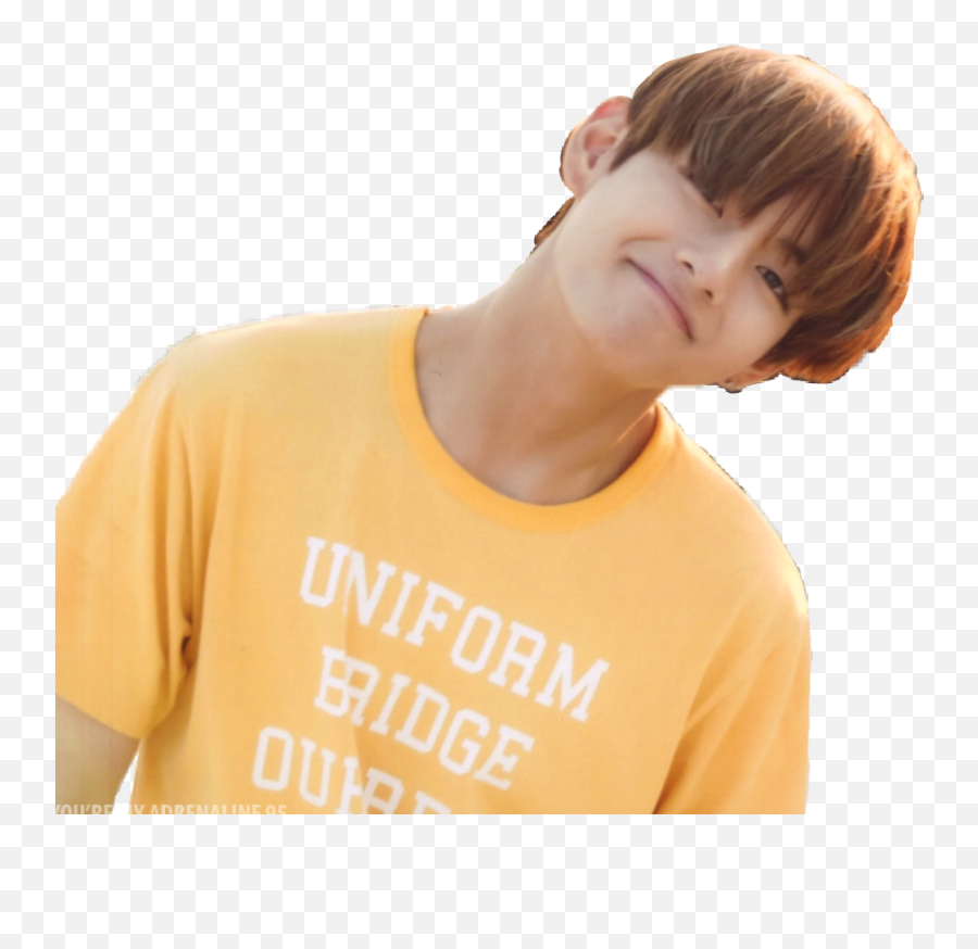 Kim Taehyung In Yellow Png Image - Aesthetic Yellow Kim Taehyung,Kim Taehyung Png