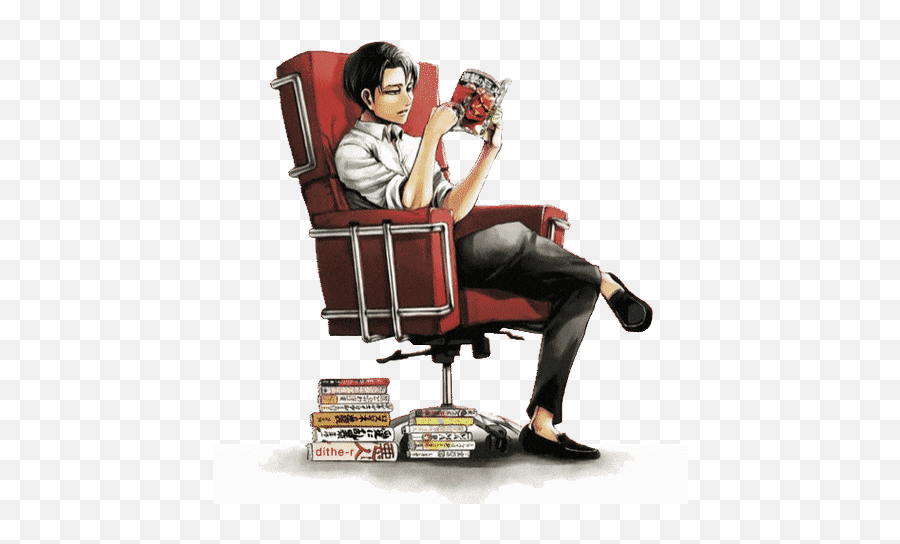 Top Levi Ackerman Stickers For Android - Attack On Titan Magazine Cover Png,Levi Ackerman Transparent