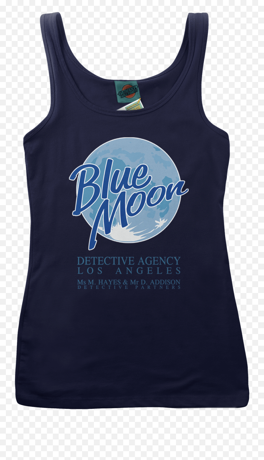 Moonlighting Inspired Blue Moon - Active Tank Png,Blue Moon Logo