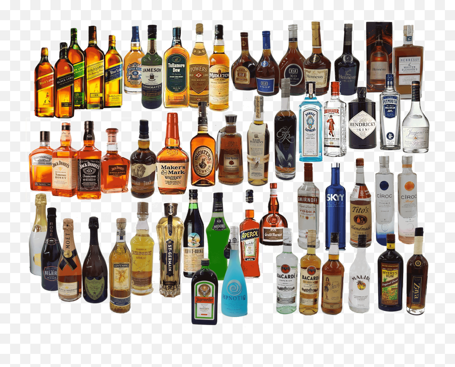 Liquor Bottles - Liquor Bottles Png,Liquor Png