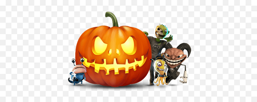 Halloween Slots Slot Machines Games - Halloween Pumpkin Cartoon Png,Helloween Logo