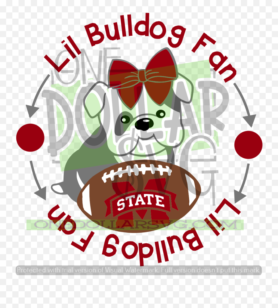 Lil Bulldog Fan Png Mississippi State Logo