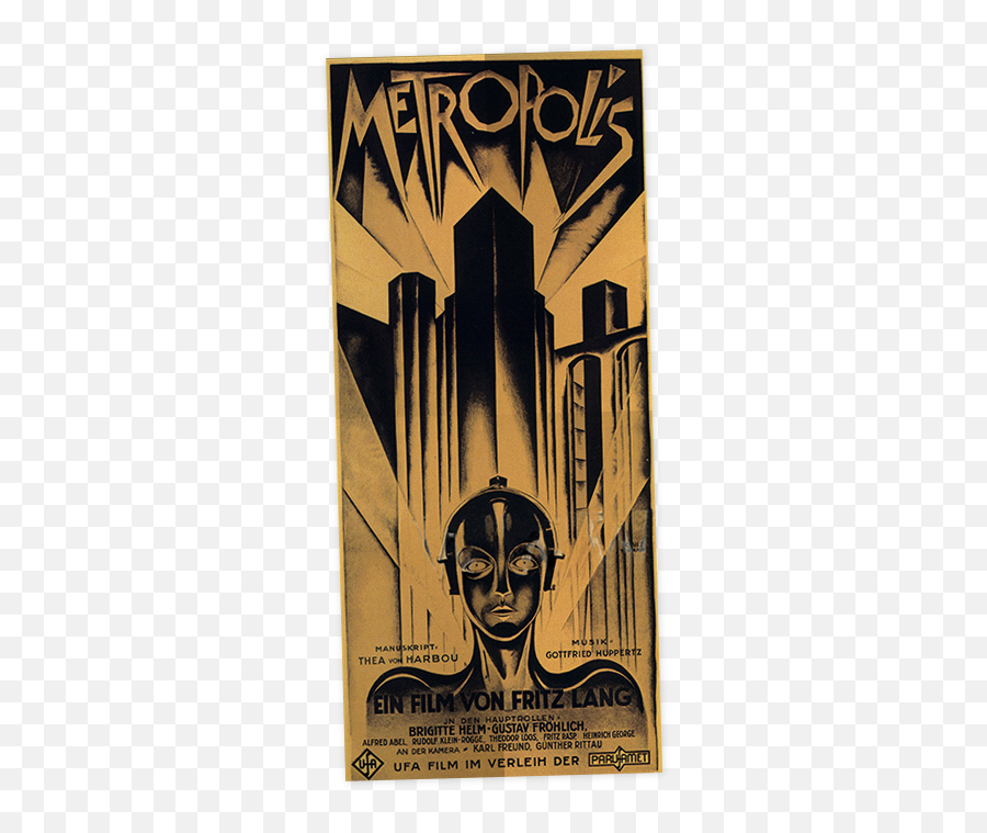 Iconic Movie Poster Typography - Metropolis Movie Poster Png,Paramount Movie Posters Icon
