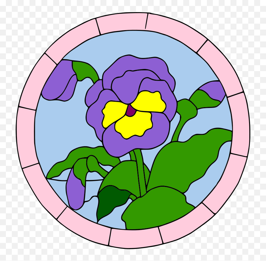 Stained Glass - Violet Png,Icon Stained Glass