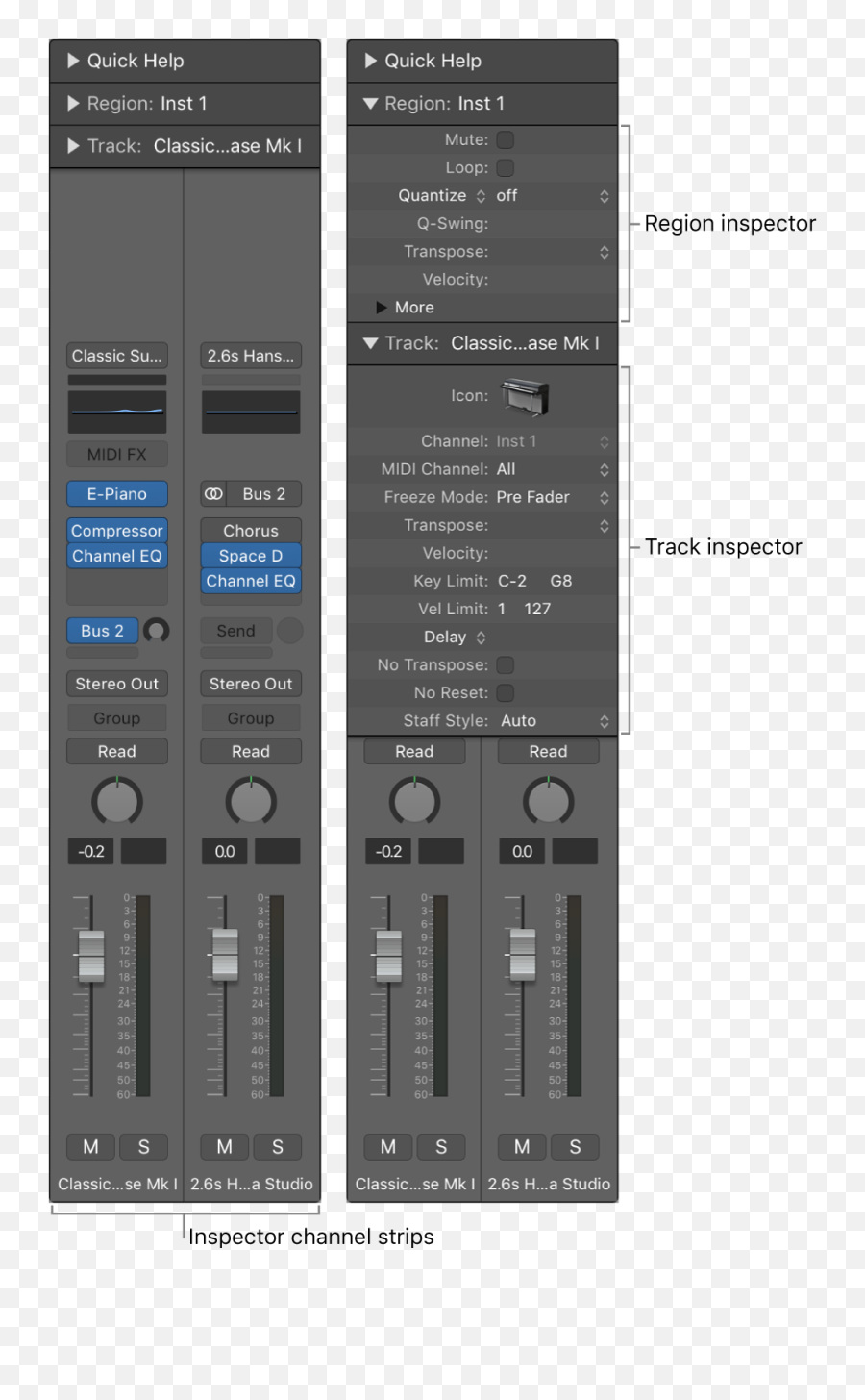 Logic Pro Inspector Interface - Logic Pro X Inspector Png,Channel Icon Not Changing