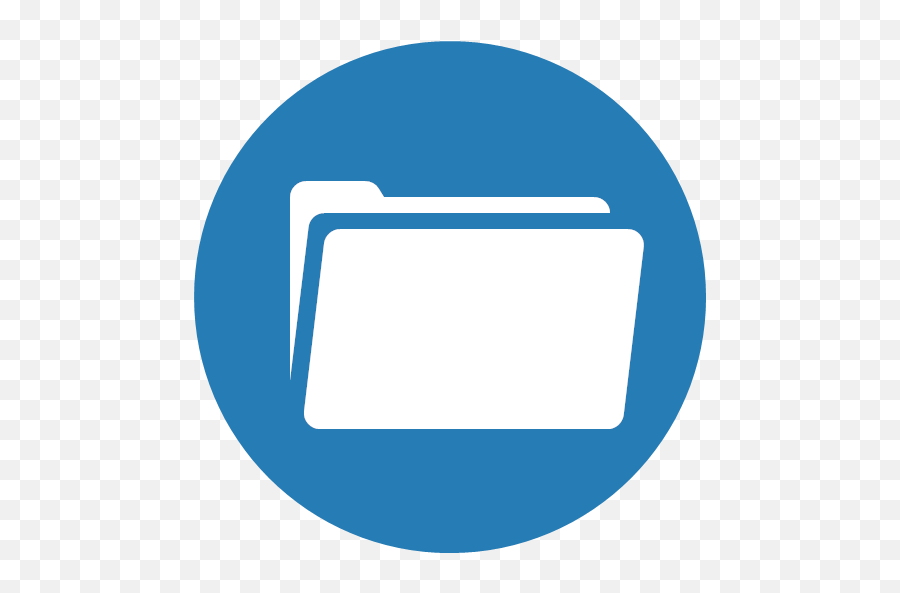 Binder Circle Folder Portfolio Record Icon - Web Ui Color Png,Edit Folder Icon