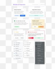Figma Desktop Components - Material design library Vertical png