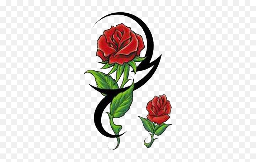 Tribal Rose Tattoo Drawings - Clipart Best Tribal Roses Tattoos Designs Png,Rose Tattoo Png