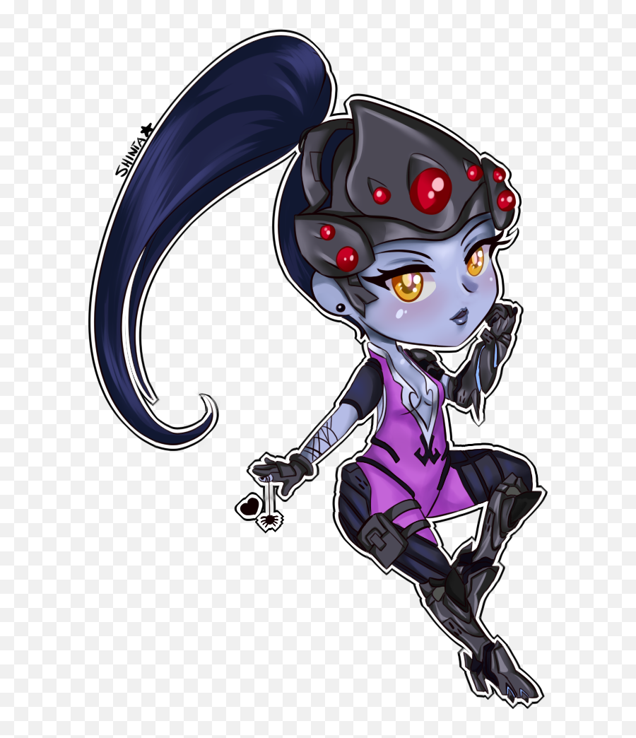 Download Hd Png Overwatch For Free - Widowmaker Overwatch Widowmaker Chibi,Mei Overwatch Png