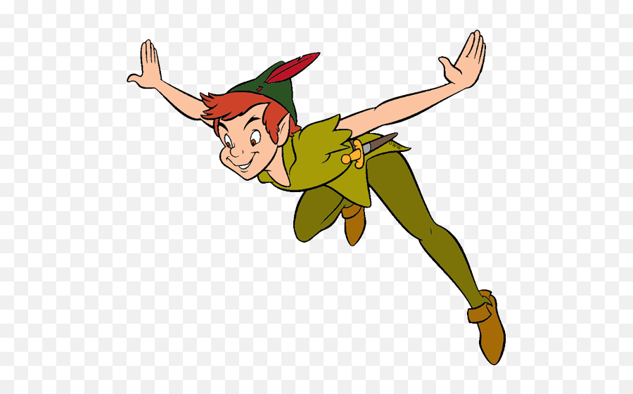 Peter Pan Jpg Black And White Png Files - Peter Pan Transparent Background,Disney Characters Transparent Background