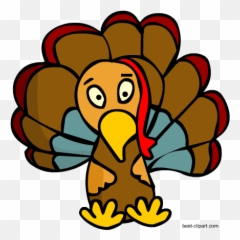 Free Cartoon Turkey Clipart Image - Printable Thanksgiving png