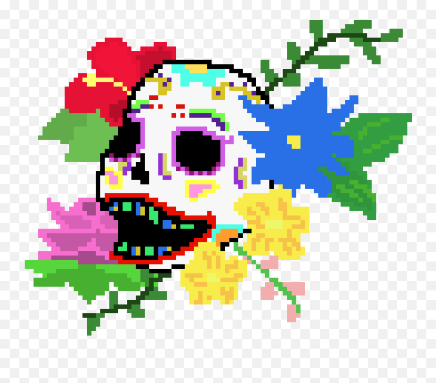 Day Of The Dead Pixel Art Maker - Day Of The Dead Pixel Art Png,Day Of The Dead Png