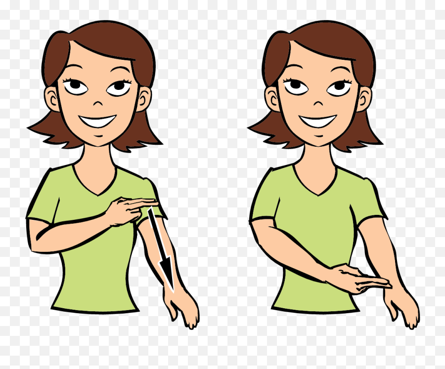 Arm - Asl Sign For Bear Png,Icon Hand And Arm Pointing