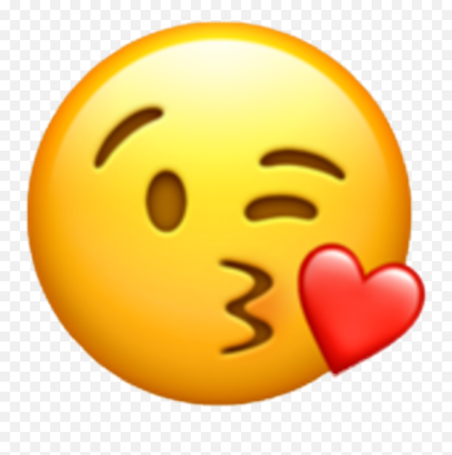 Freetoeditidk Remixed From Iphone - Emojis Emoji Stickers Transparent Kissing Emoji Png,Idk Icon