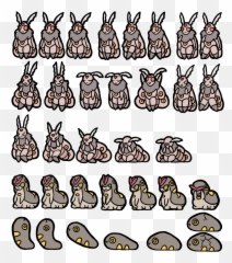 The Spriters Resource - Full Sheet View Bug Fables Yin png