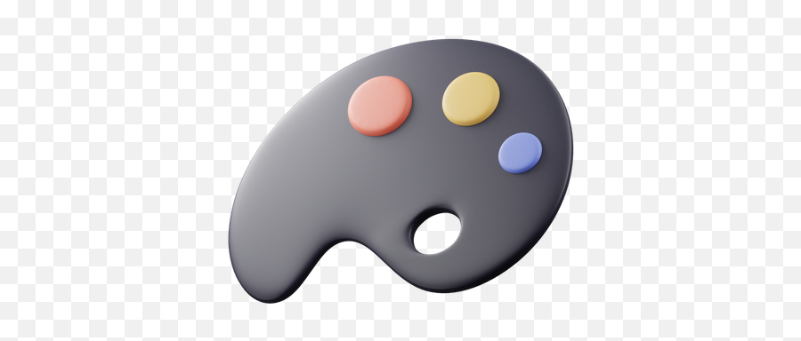 Paint Palette Icon - Download In Glyph Style Joystick Png,Palette Icon