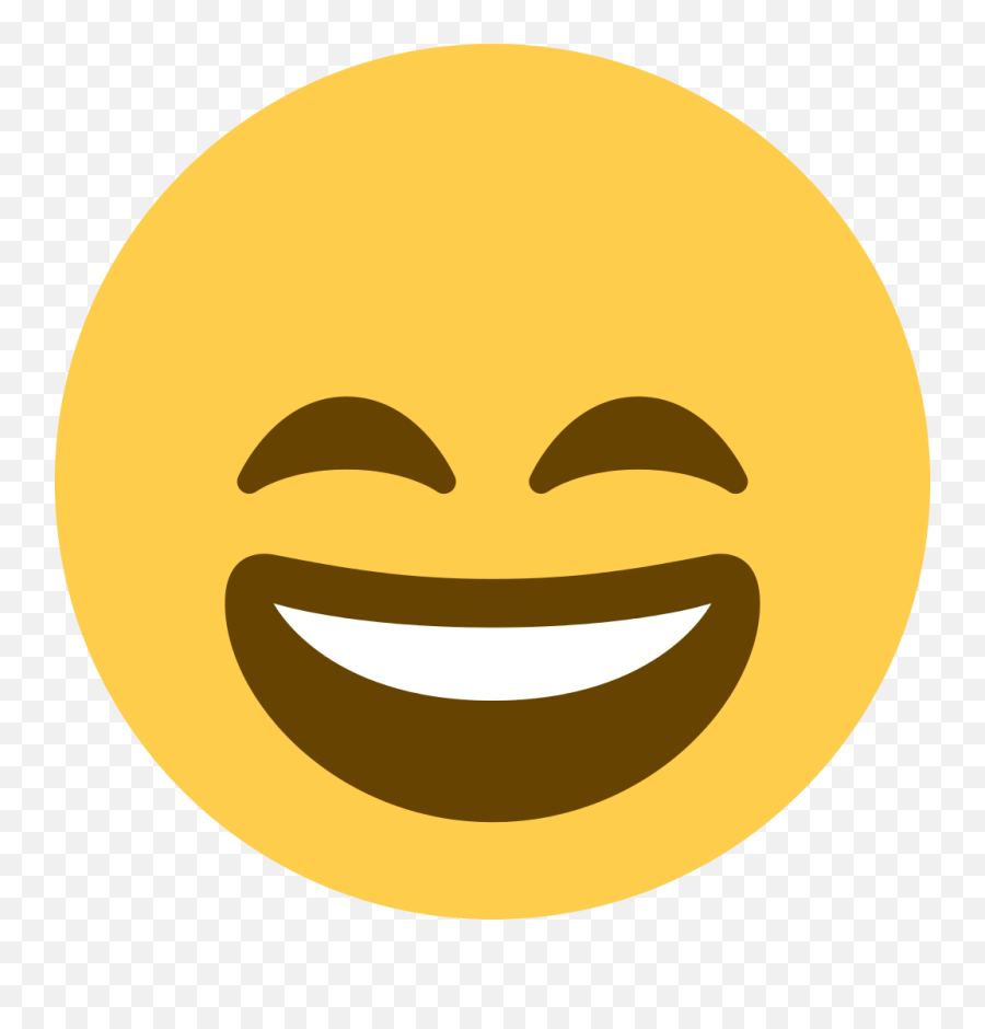 Happy - Twitter Smiley Emoji Png,Smile Emoji Transparent