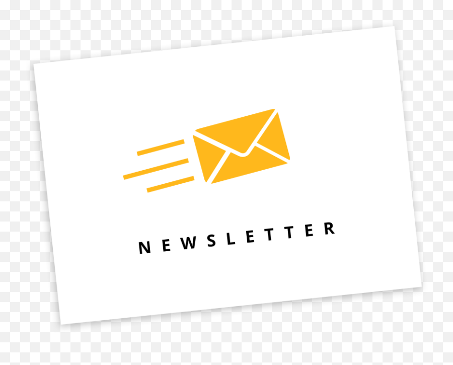 Newsletter - Yellow Horizontal Png,Newsletter Subscribe Icon
