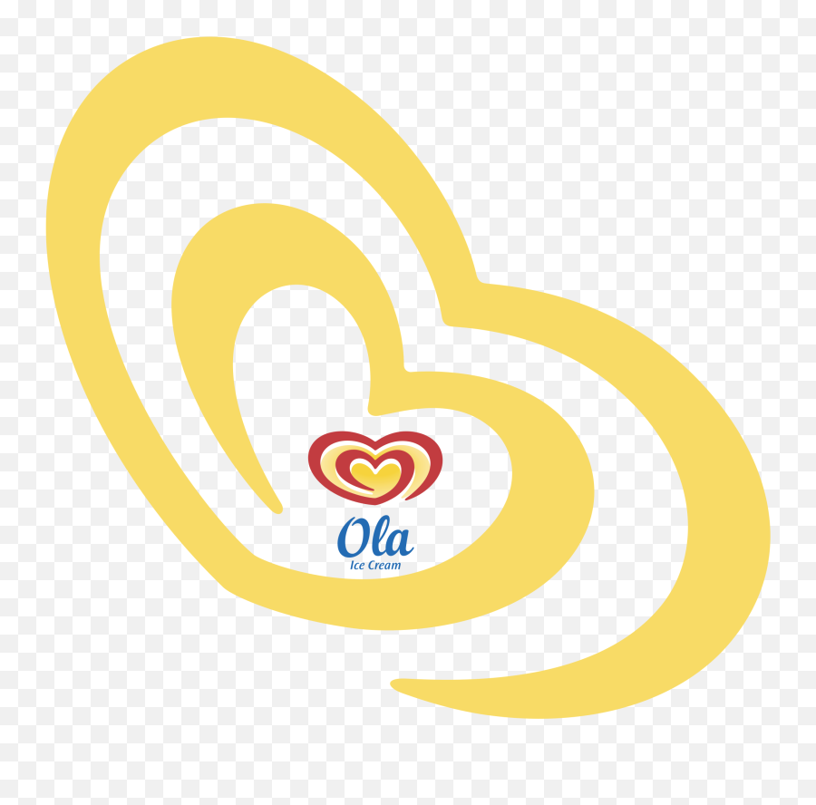 Ola Ice Cream Logo Png Transparent U0026 Svg Vector - Freebie Supply Heart,Ice Cream Transparent