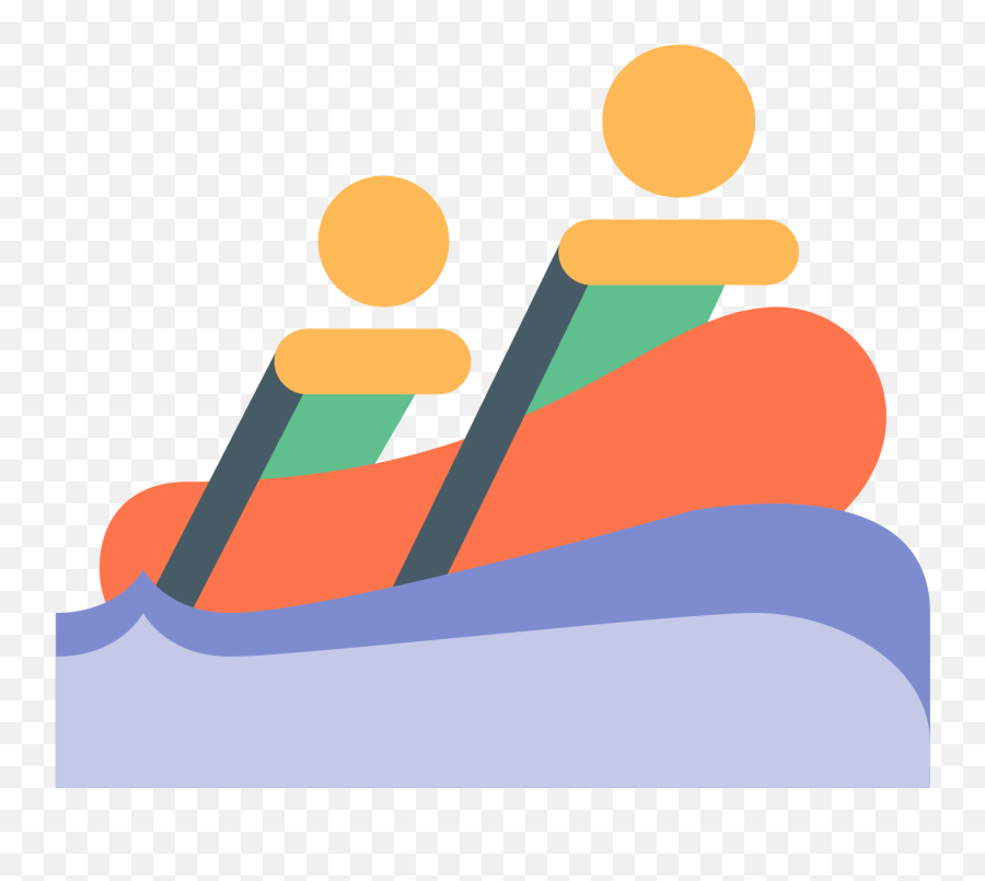 Rafting Clipart Transparent - River Rafting Icon Png Full Rafting,Raft Png
