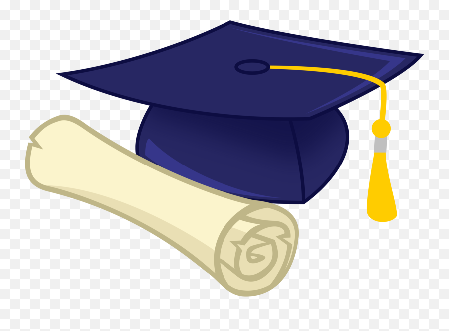 Blue Graduation Hat Png - Clipart Blue Graduation Cap And Diploma,Graduation Hat Png