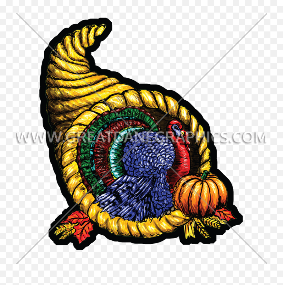 Cornucopia Production Ready Artwork For T - Shirt Printing Clip Art Png,Cornucopia Png