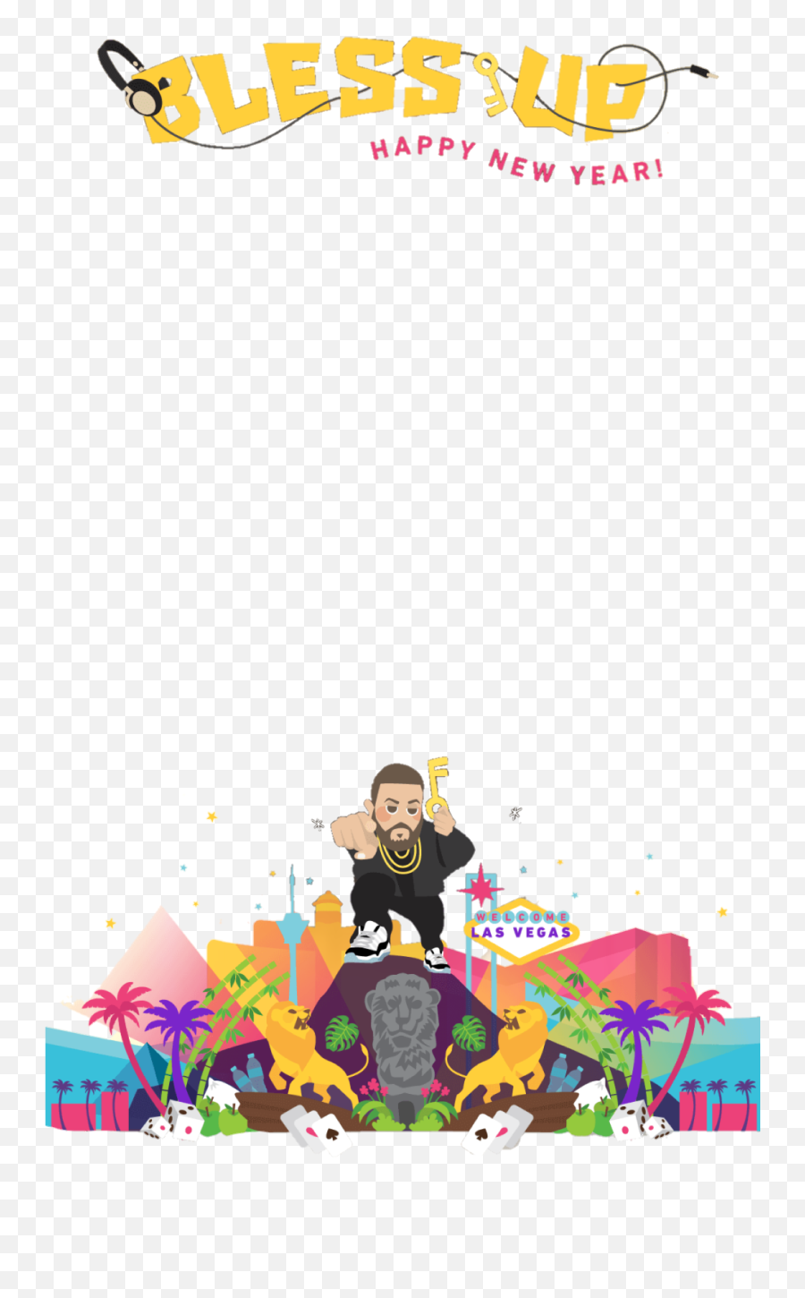 Custom Snapchat Filters Dj Khaled - Custom Dj Snapchat Filter Png,Dj Khaled Png